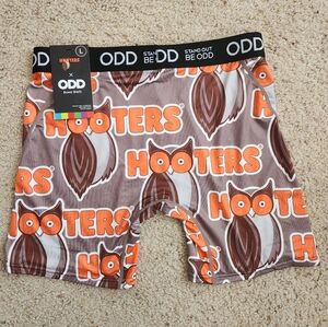 NWT MENS STAND OUT BE ODD HOOTERS BOXER BRIEF SIZE L (36/38)